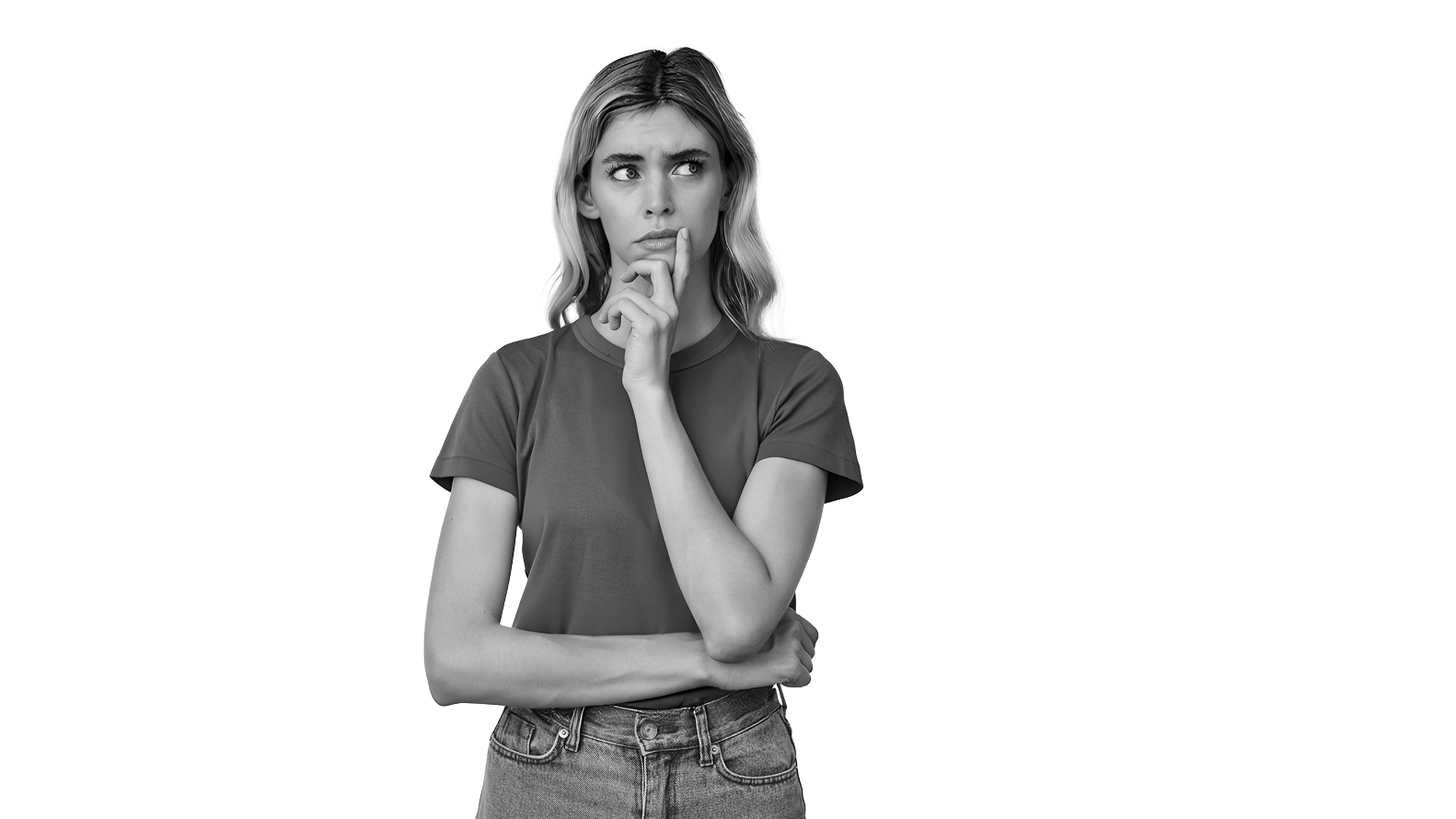 Person thinking
